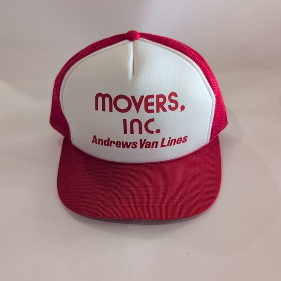 Vintage Movers Inc Andrews Van Lines Truckers Cap - Picture 1 of 4